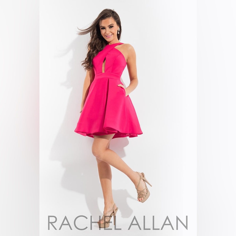 🌟6x Host Pick🌟Pink Rachel Allan Dress